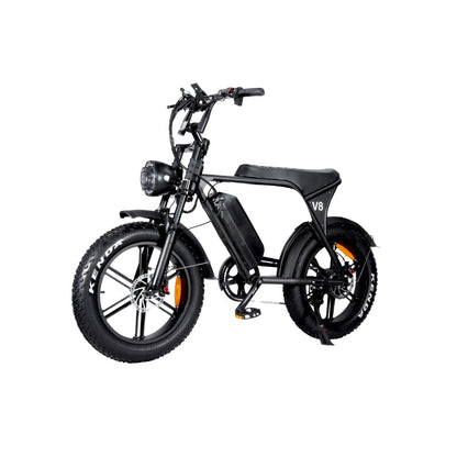 OUXI V8 3.0 C80 Fatbike – Achterzitje + Telefoonhouder + Voetsteuntjes + Alarmsysteem