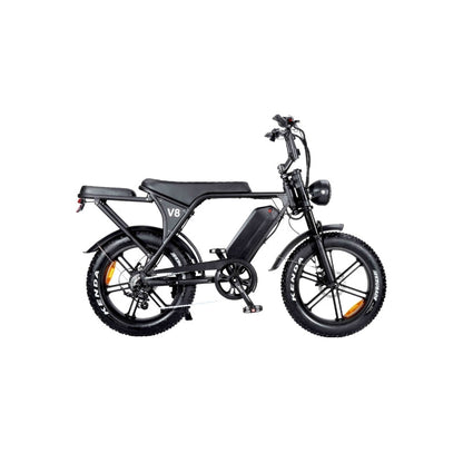 OUXI V8 3.0 C80 Fatbike – Achterzitje + Telefoonhouder + Voetsteuntjes + Alarmsysteem