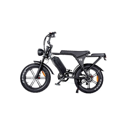 OUXI V8 3.0 C80 Fatbike – Achterzitje + Telefoonhouder + Voetsteuntjes + Alarmsysteem